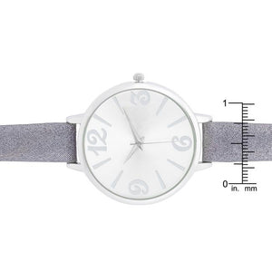 Fashion Watch With Leather Band